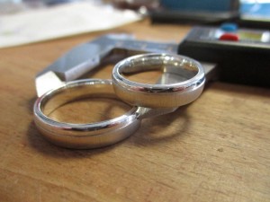 Ringpaar aus 925/- Silber